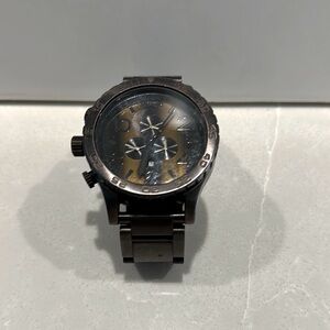 Nixon Black Chronograph Men's Watch